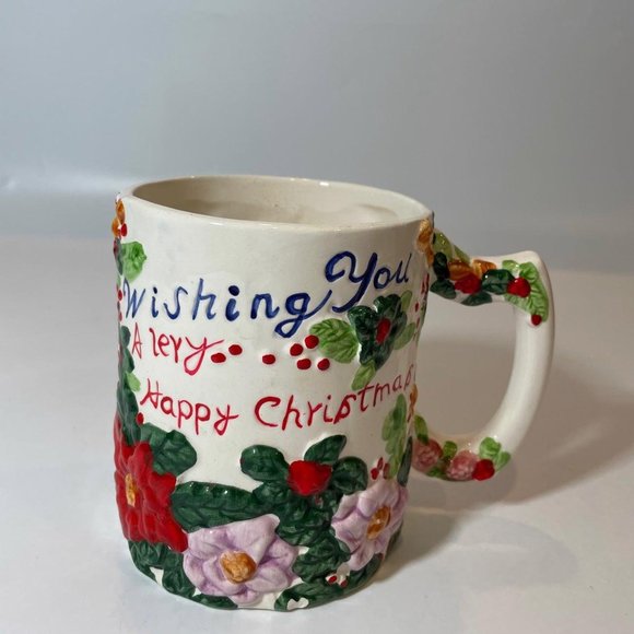 Other - Vintage Christmas Mug
